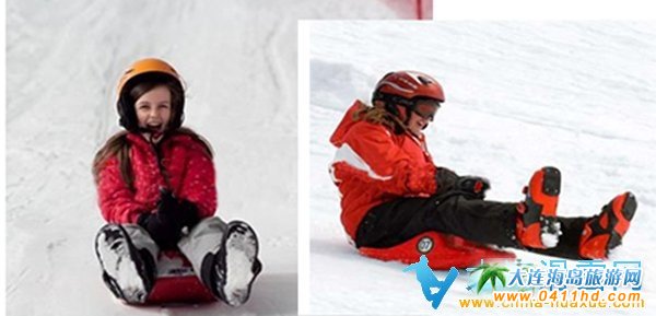 大連星海會展迷你雪魔方兒童滑雪場