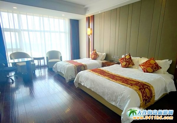 大連財神島酒店海景家庭房